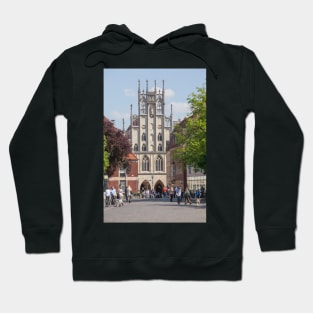 Town Hall, Munster, City, Westphalia, Germany Hoodie